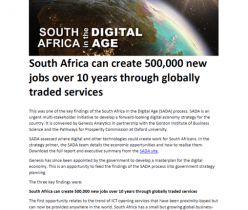 SADA Media Release 2020 - Genesis Analytics